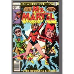 MS MARVEL 18 - MARVEL 1978 - BAGGED BOARDED - FN+ (6.5)