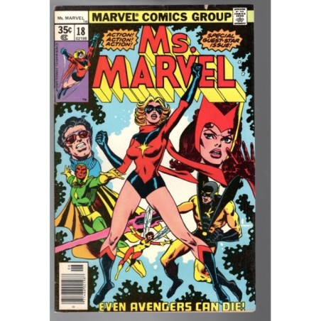 MS MARVEL 18 - MARVEL 1978 - BAGGED BOARDED - FN+ (6.5)