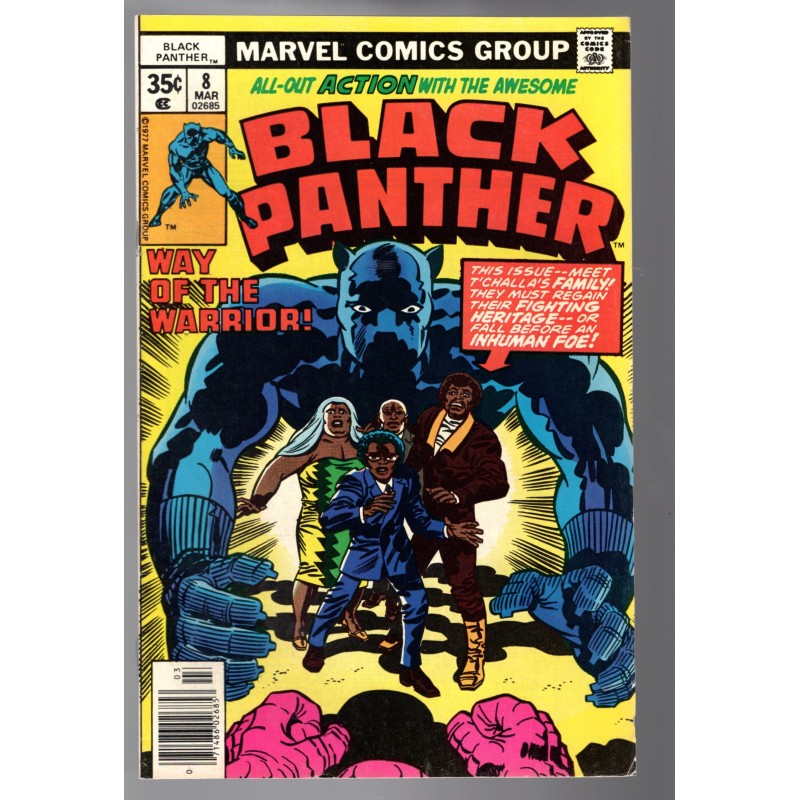 BLACK PANTHER 8 - MARVEL 1978 - BAGGED BOARDED - VF-(7.5)