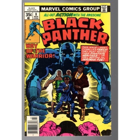 BLACK PANTHER 8 - MARVEL 1978 - BAGGED BOARDED - VF-(7.5)