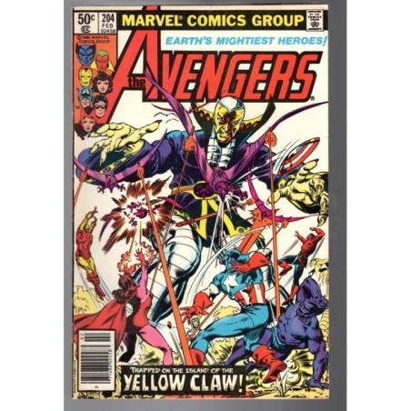 THE AVENGERS 204 - MARVEL 1981 - BAGGED BOARDED - VF-(7.5)
