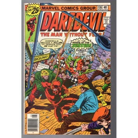 DAREDEVIL 136 - MARVEL 1976 - BAGGED BOARDED - VF (8.0)