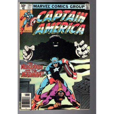 CAPTAIN AMERICA 251 - MARVEL 1980 - BAGGED BOARDED - VF (8.0)