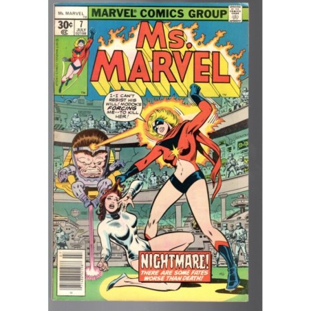MS MARVEL 7 - MARVEL 1977 - BAGGED BOARDED - VF (8.0)