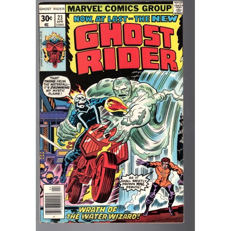 GHOST RIDER 23 - MARVEL 1977 - BAGGED BOARDED - VF-(7.5)
