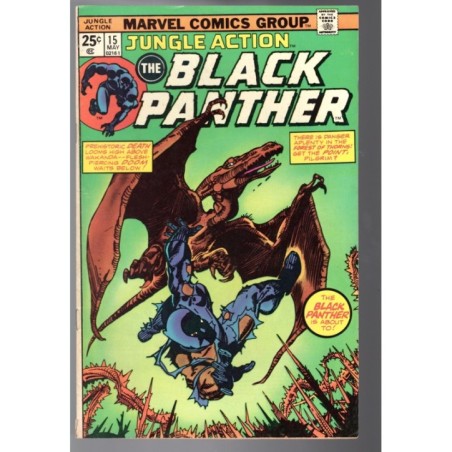 JUNGLE ACTION 15 - MARVEL 1975 - BAGGED BOARDED - FN+ (6.5)