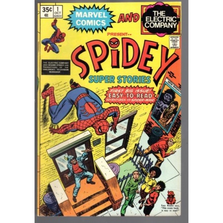 SPIDEY SUPER STORIES 1 - MARVEL 1974 - BAGGED BOARDED - FN/VF (7.0)