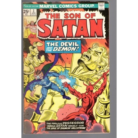 THE SON OF SATAN 3 - MARVEL 1976 - BAGGED BOARDED - FN (6.0)