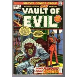 VAULT OF EVIL 1 - MARVEL 1973 - BAGGED BOARDED - VG/FN (5.0)