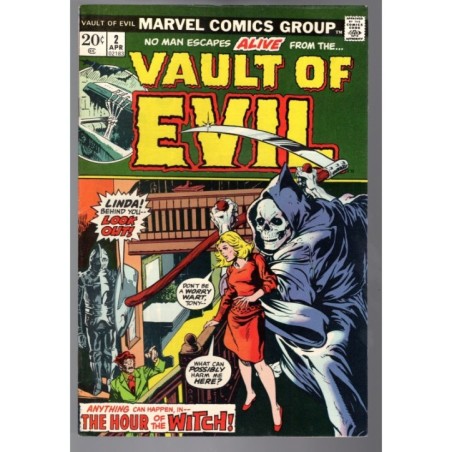VAULT OF EVIL 2 - MARVEL 1973 - BAGGED BOARDED - VF (8.0)