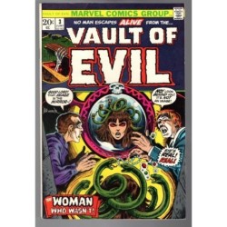 VAULT OF EVIL 3 - MARVEL 1973 - BAGGED BOARDED - VF (8.0)