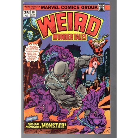 WEIRD WONDER TALES 10 - MARVEL 1975 - BAGGED BOARDED - FN (6.0)
