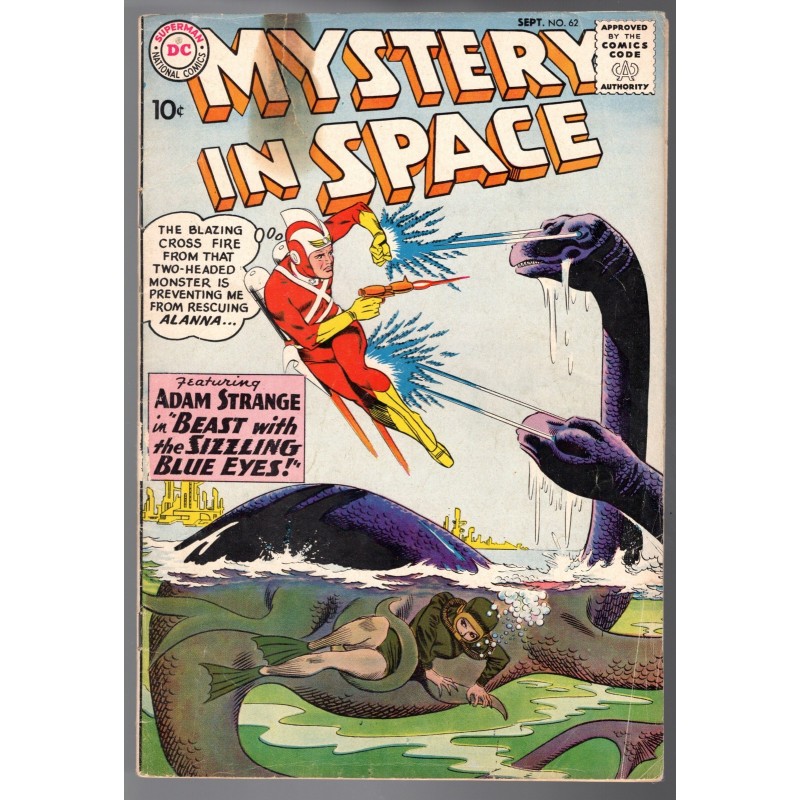 MYSTERY IN SPACE 62 - DC 1960 - BAGGED BOARDED - GD (2.0)