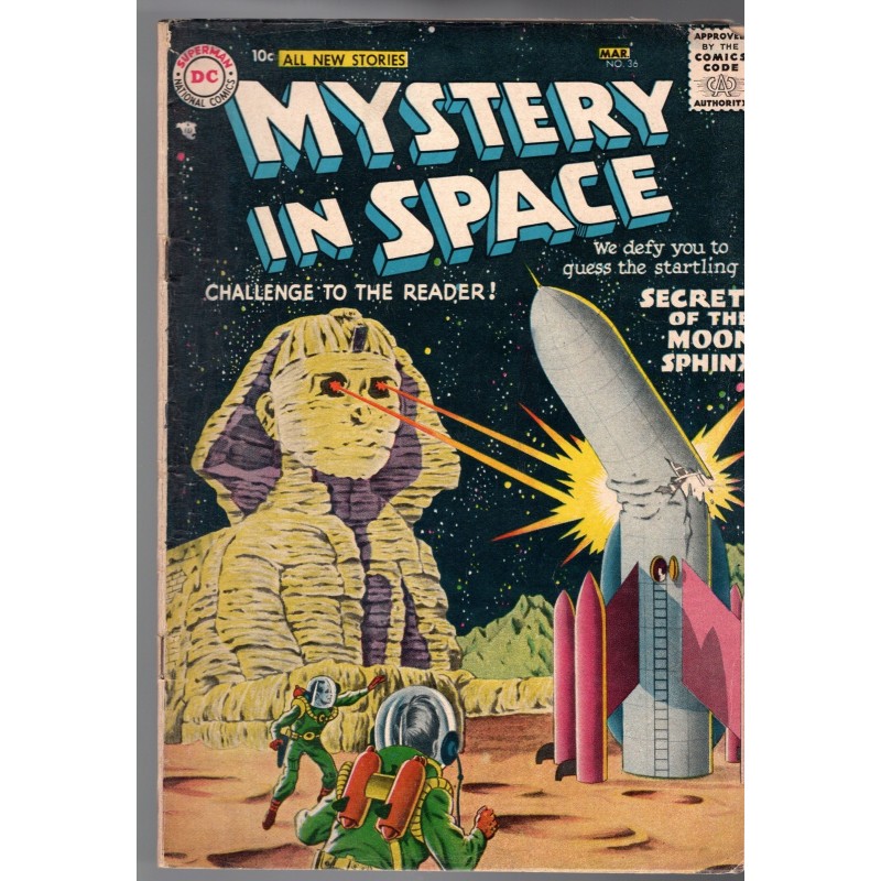 MYSTERY IN SPACE 36 - DC 1957 - BAGGED BOARDED - VG+(4.5)