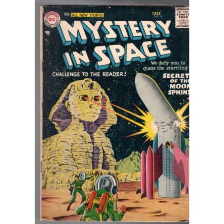 MYSTERY IN SPACE 36 - DC 1957 - BAGGED BOARDED - VG+(4.5)