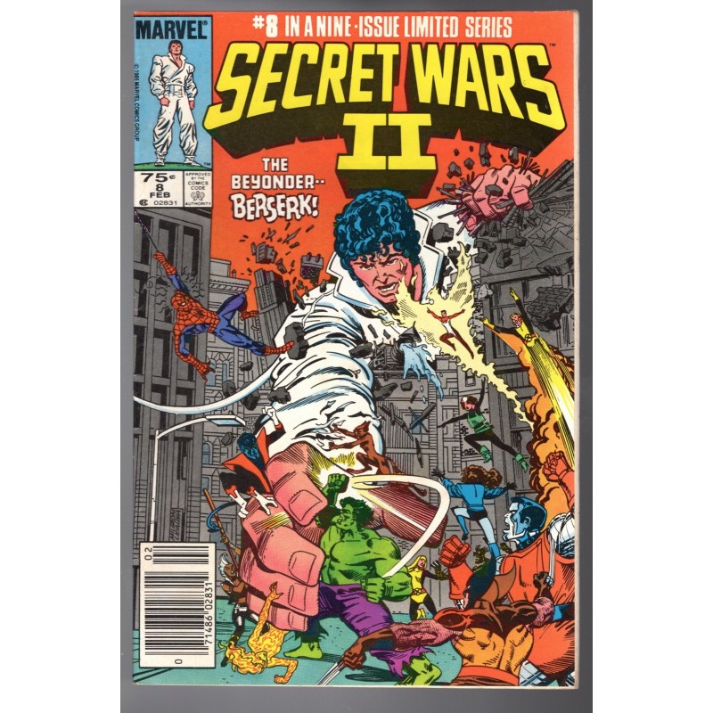 SECRET WARS II 8 - MARVEL 1985 - BAGGED BOARDED - VF-(7.5)