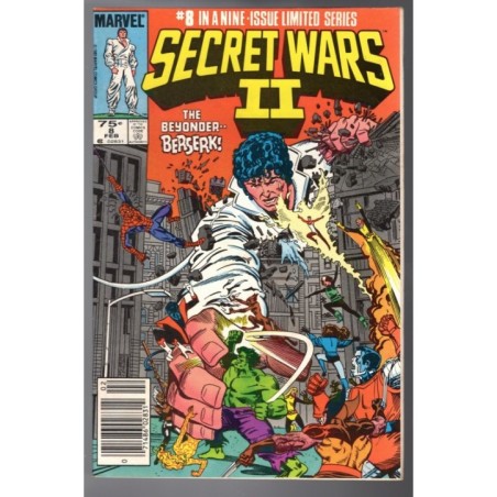 SECRET WARS II 8 - MARVEL 1985 - BAGGED BOARDED - VF-(7.5)