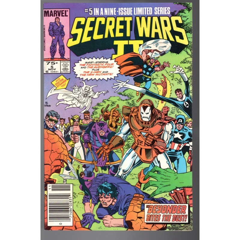 SECRET WARS II 5 - MARVEL 1985 - BAGGED BOARDED - VF (8.0)