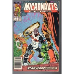 THE MICRONAUTS. THE NEW VOYAGES 18 - MARVEL 1986 - BAGGED BOARDED - FN (6.0)
