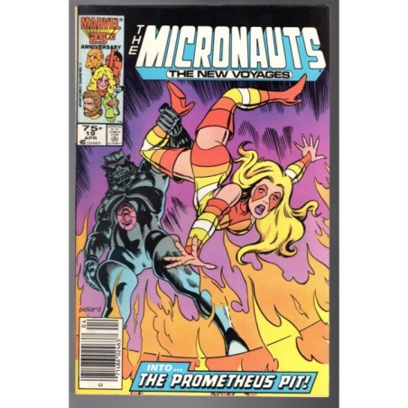 THE MICRONAUTS. THE NEW VOYAGES 19 - MARVEL 1986 - BAGGED BOARDED - FN/VF (7.0)
