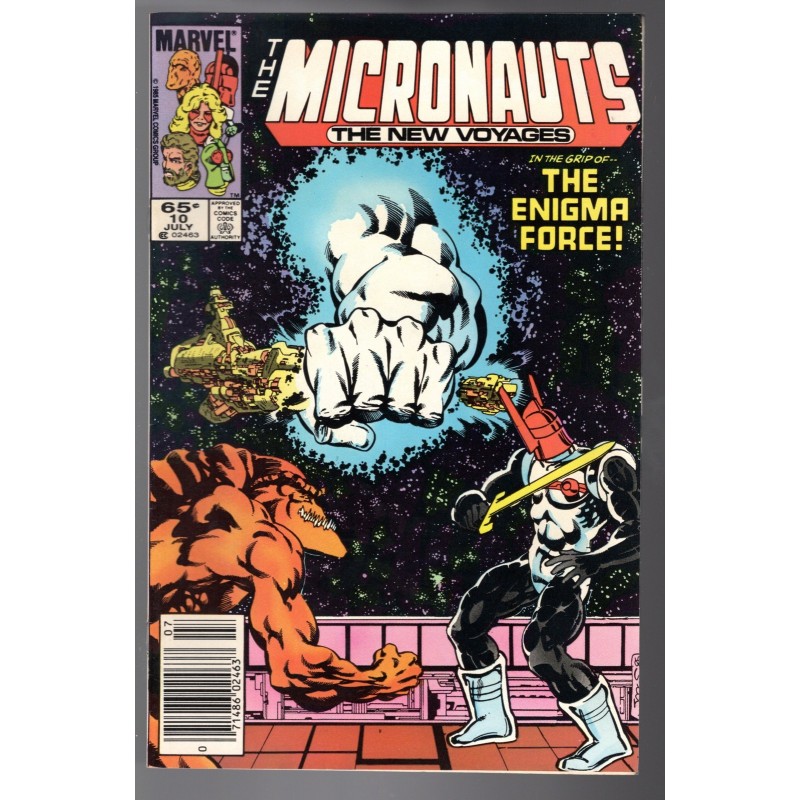 THE MICRONAUTS. THE NEW VOYAGES 10 - MARVEL 1985 - BAGGED BOARDED - VF (8.0)