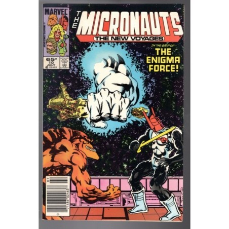 THE MICRONAUTS. THE NEW VOYAGES 10 - MARVEL 1985 - BAGGED BOARDED - VF (8.0)