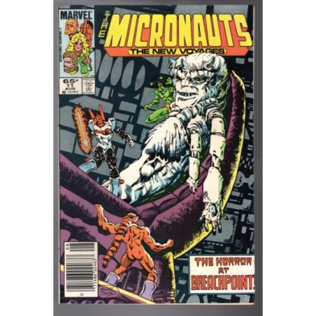 THE MICRONAUTS. THE NEW VOYAGES 11 - MARVEL 1985 - BAGGED BOARDED - VF (8.0)