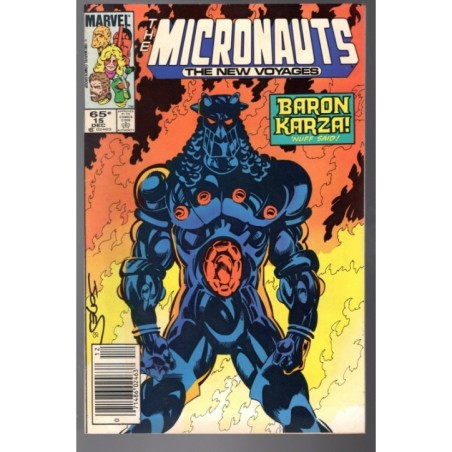 THE MICRONAUTS. THE NEW VOYAGES 15 - MARVEL 1985 - BAGGED BOARDED - VF (8.0)
