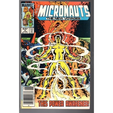 THE MICRONAUTS. THE NEW VOYAGES 9 - MARVEL 1985 - BAGGED BOARDED - FN+(6.5)