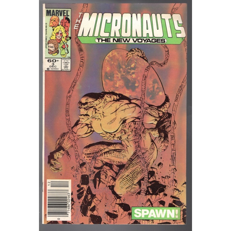 THE MICRONAUTS. THE NEW VOYAGES 3 - MARVEL 1984 - BAGGED BOARDED - VF (8.0)