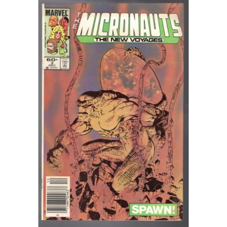 THE MICRONAUTS. THE NEW VOYAGES 3 - MARVEL 1984 - BAGGED BOARDED - VF (8.0)