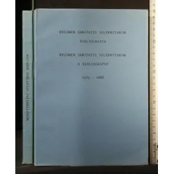 REGIMEN SANITATIS SALERNITANUM BIBLIOGRAFIA 1474-1888