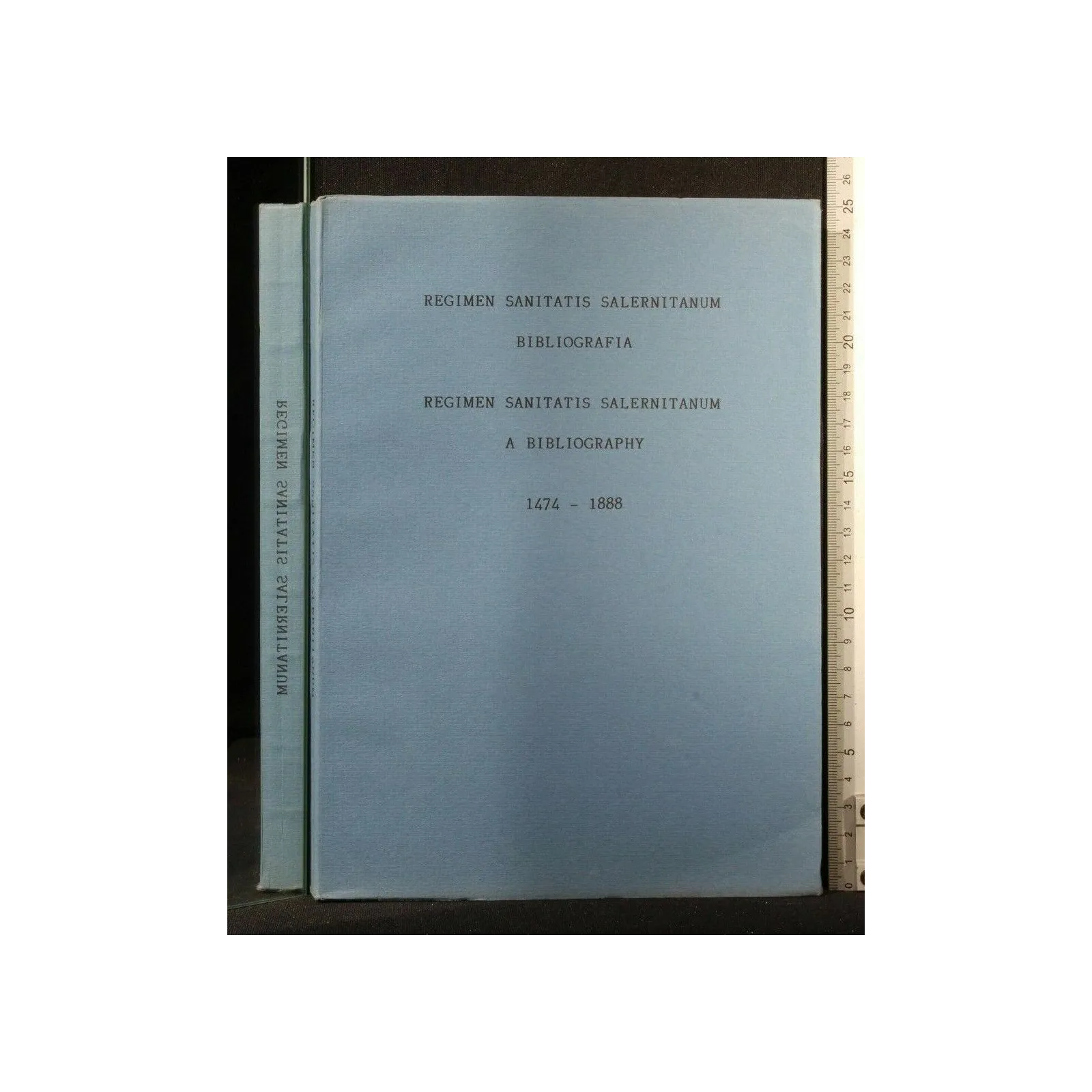 REGIMEN SANITATIS SALERNITANUM BIBLIOGRAFIA 1474-1888