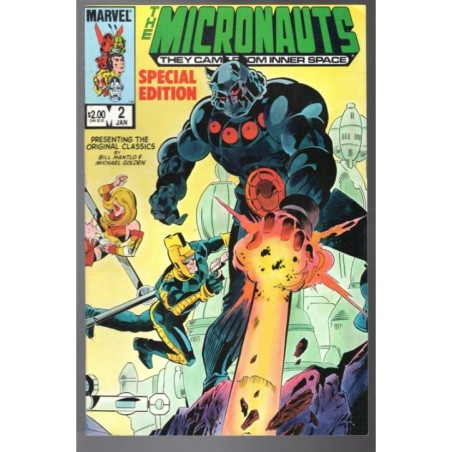 THE MICRONAUTS. SPECIAL EDITION 2 - MARVEL 1983 - BAGGED BOARDED - NM-(9.2)