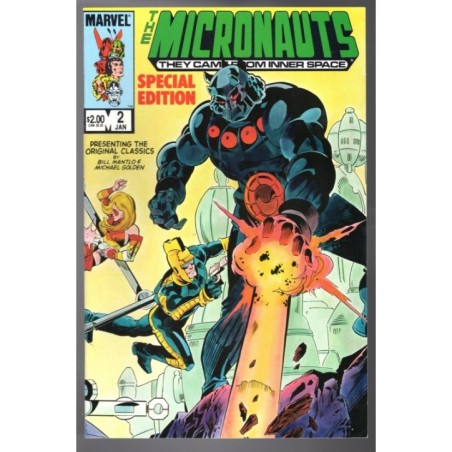 THE MICRONAUTS. SPECIAL EDITION 2 - MARVEL 1983 - BAGGED BOARDED - NM (9.4)
