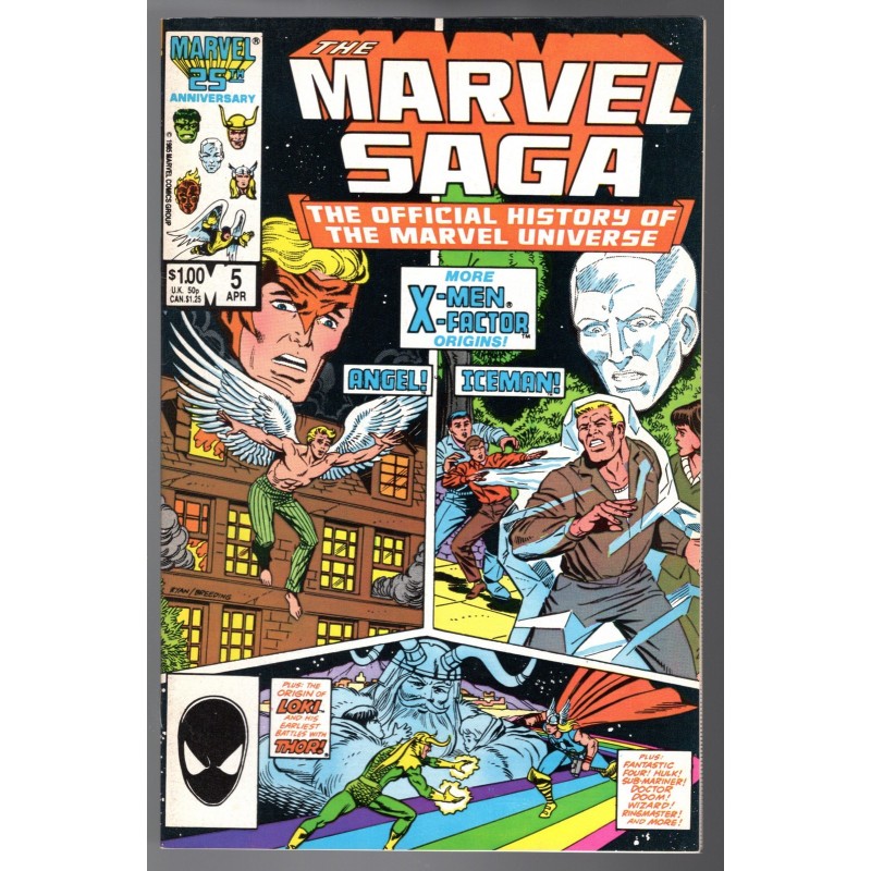 MARVEL SAGA 5 - MARVEL 1986 - BAGGED BOARDED - VF/NM (9.0)