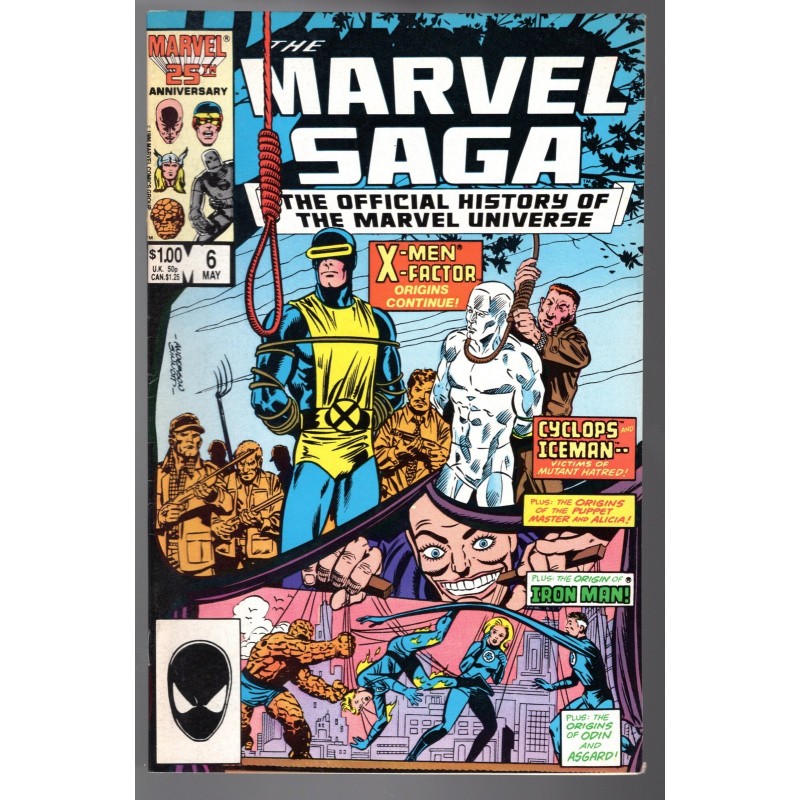 MARVEL SAGA 6 - MARVEL 1986 - BAGGED BOARDED - VF (8.0)