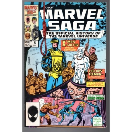 MARVEL SAGA 6 - MARVEL 1986 - BAGGED BOARDED - VF (8.0)