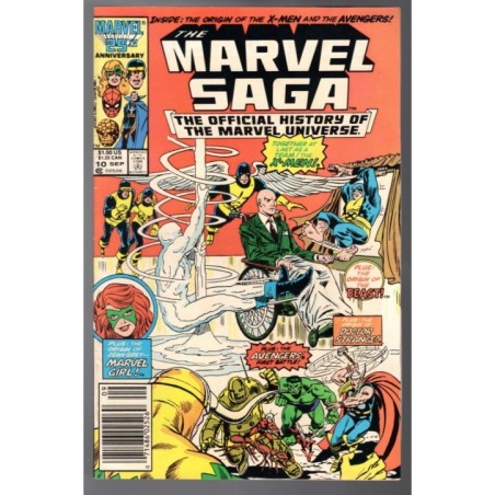 MARVEL SAGA 10 - MARVEL 1986 - BAGGED BOARDED - VF (8.0)