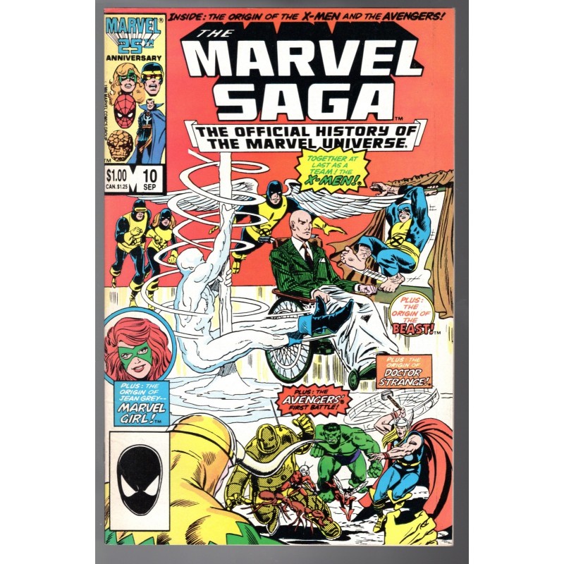 MARVEL SAGA 10 - MARVEL 1986 - BAGGED BOARDED - VF/NM (9.0)