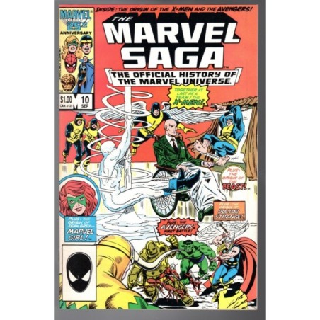 MARVEL SAGA 10 - MARVEL 1986 - BAGGED BOARDED - VF/NM (9.0)