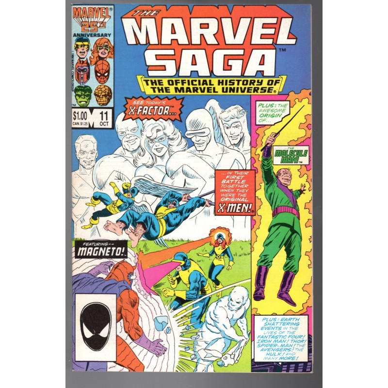 MARVEL SAGA 11 - MARVEL 1986 - BAGGED BOARDED - VF (8.0)
