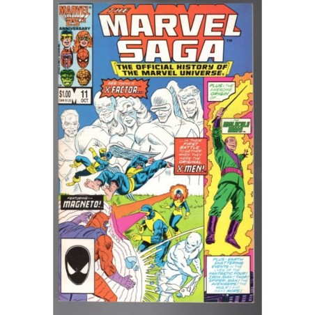 MARVEL SAGA 11 - MARVEL 1986 - BAGGED BOARDED - VF (8.0)