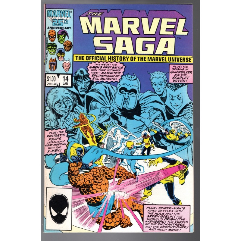 MARVEL SAGA 14 - MARVEL 1987 - BAGGED BOARDED - VF+(8.5)