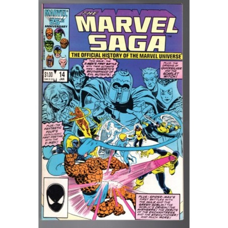 MARVEL SAGA 14 - MARVEL 1987 - BAGGED BOARDED - VF+(8.5)