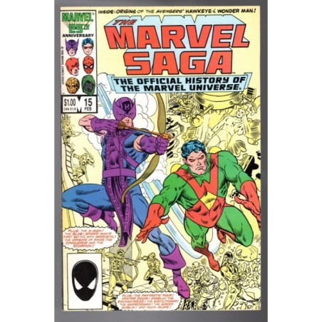 MARVEL SAGA 15 - MARVEL 1987 - BAGGED BOARDED - VF+(8.5)