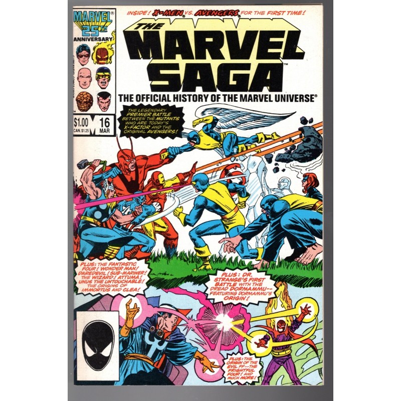 MARVEL SAGA 16 - MARVEL 1987 - BAGGED BOARDED - VF+(8.5)