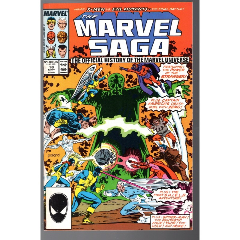 MARVEL SAGA 18 - MARVEL 1987 - BAGGED BOARDED - VF+(8.5)