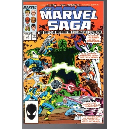 MARVEL SAGA 18 - MARVEL 1987 - BAGGED BOARDED - VF+(8.5)