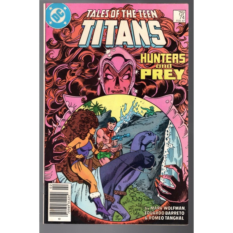 TALES OF THE TEEN TITANS 74 - DC 1987 - BAGGED BOARDED - VF (8.0)